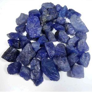 100.00 Cts.100% Natural Tanzanite Rough Cabochon Loose Gemstones for Jewelry Lot